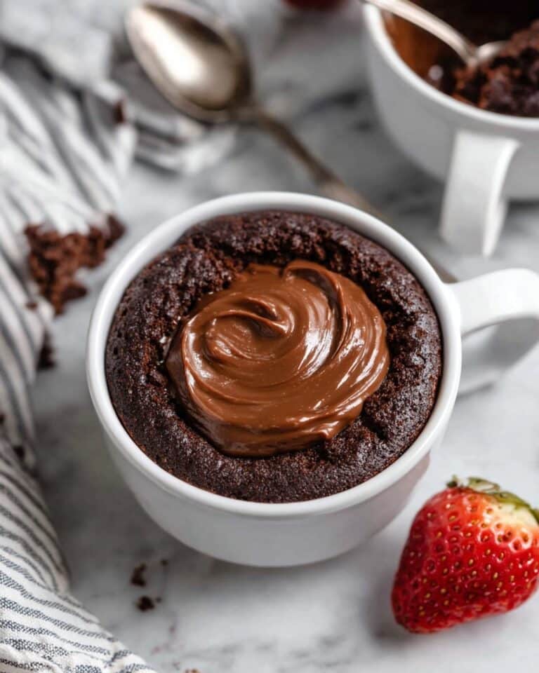 Nutella Mug Cake Recipe
