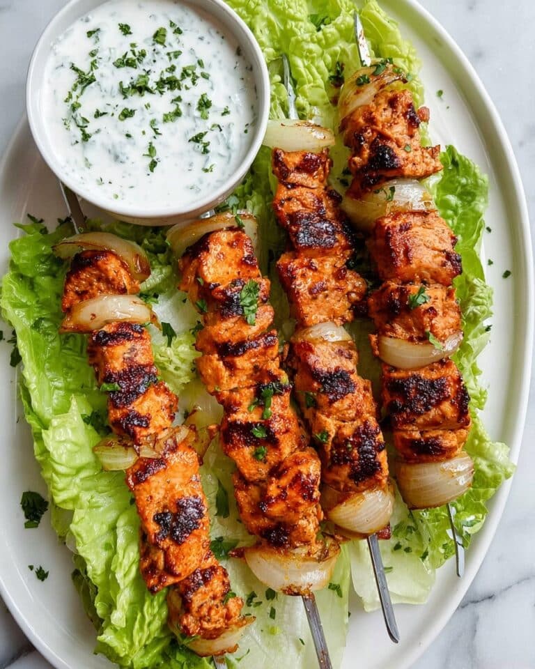 Shish Tawook Grilled Chicken Skewers Recipe