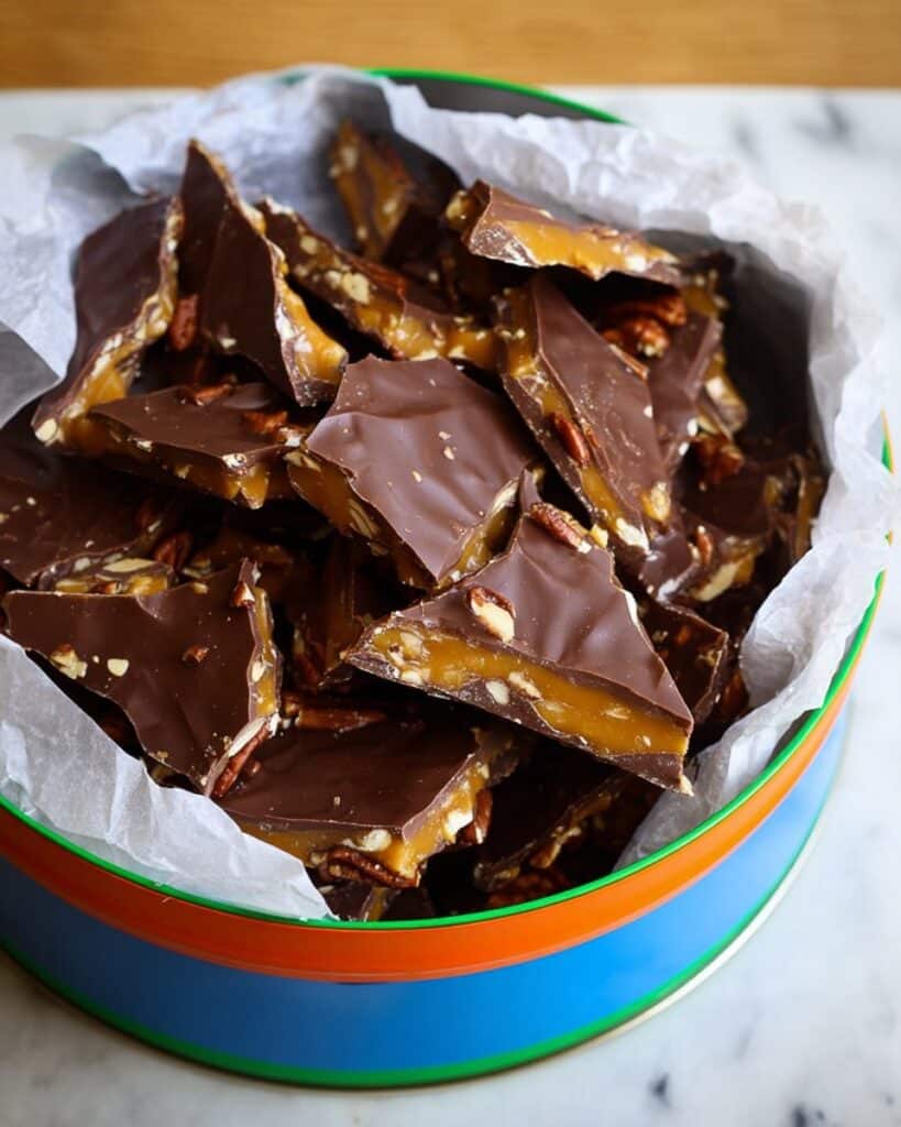 Chocolate Espresso Pecan Toffee Recipe