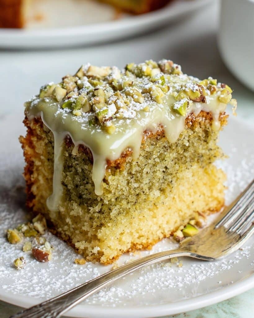 Vegan Pistachio Coffee Cake Recipe