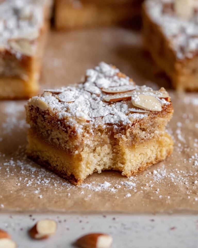 Almond Croissant Blondies with Frangipane Recipe
