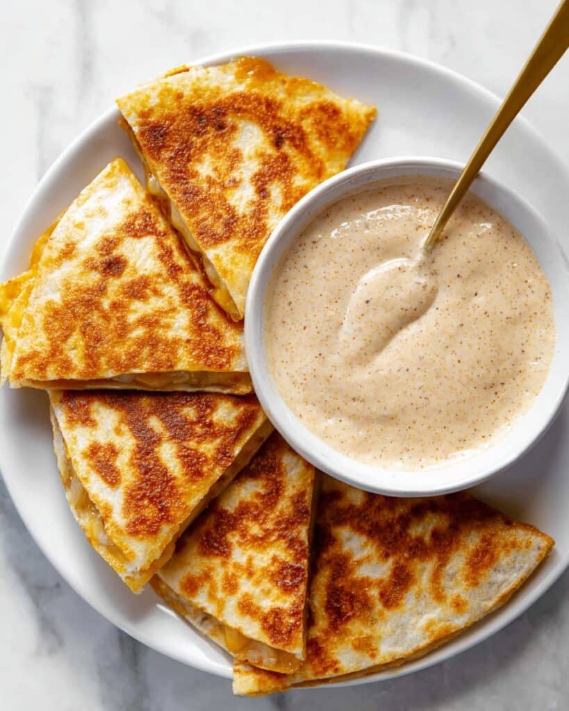 5 Minute Copycat Taco Bell Quesadilla Sauce Recipe