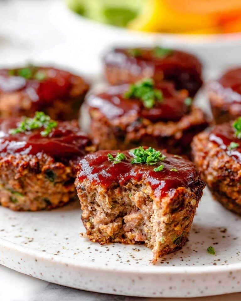 BBQ Meatloaf Muffins with Beef and Quinoa Recipe