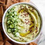 Dill Pickle Hummus Recipe