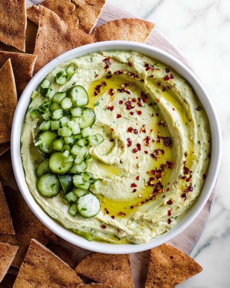 Dill Pickle Hummus Recipe