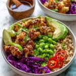 Teriyaki Cauliflower Power Bowls Recipe