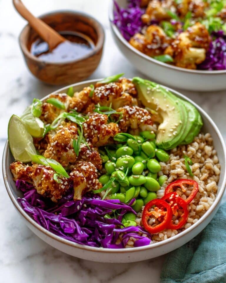 Teriyaki Cauliflower Power Bowls Recipe