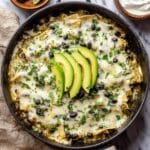 Green Chile Chicken Enchilada Skillet Recipe