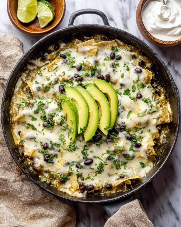 Green Chile Chicken Enchilada Skillet Recipe