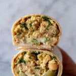 Vegan Avocado Chickpea Wraps Recipe