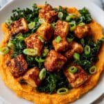 Maple Miso Whipped Sweet Potatoes with Cornmeal Crusted Tofu Recipe
