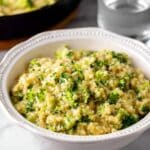 Cheesy Broccoli Cauliflower Rice Recipe