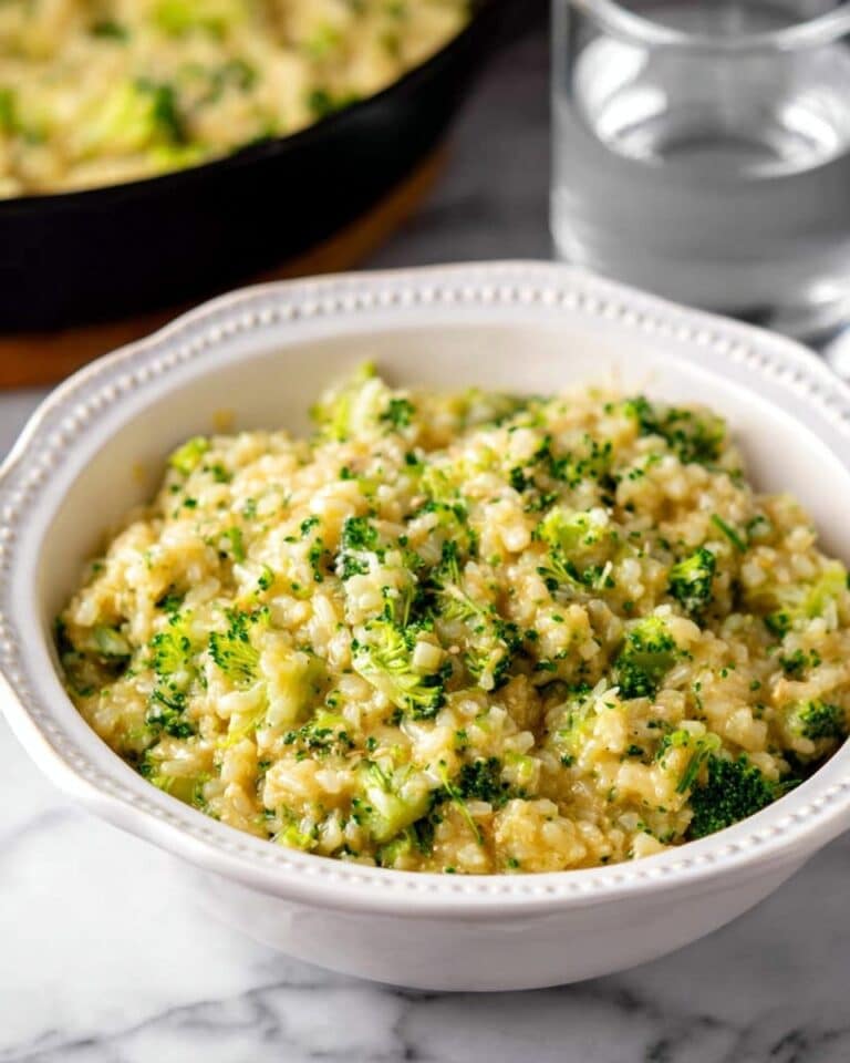 Cheesy Broccoli Cauliflower Rice Recipe