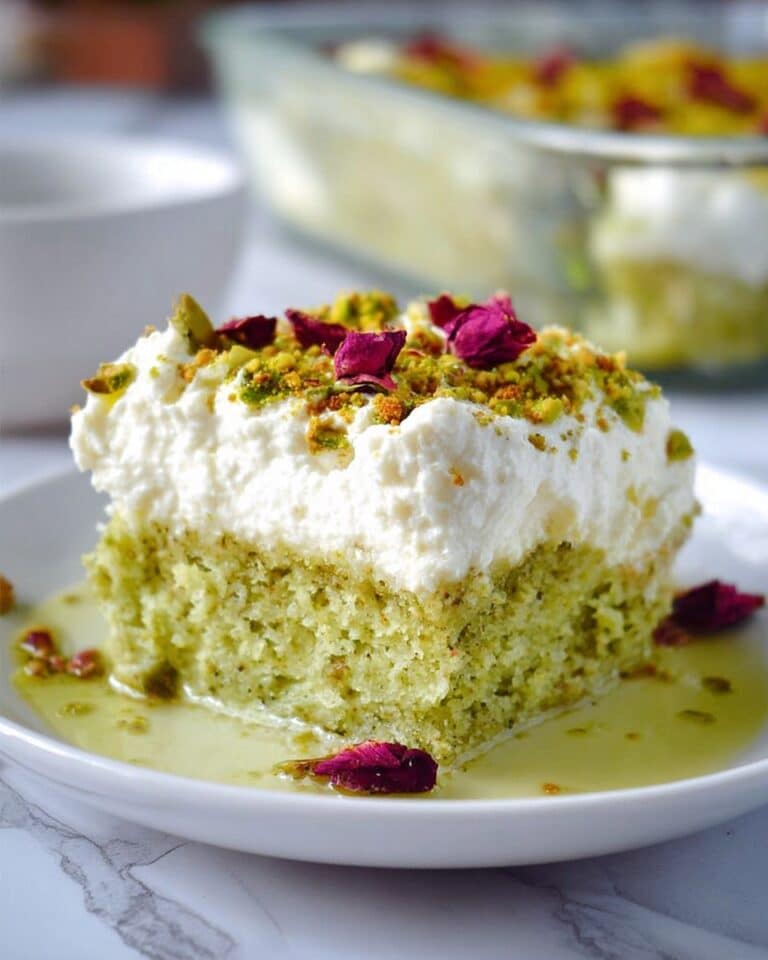 Pistachio Milk Cake | Tres Leches (Shortcut) Recipe
