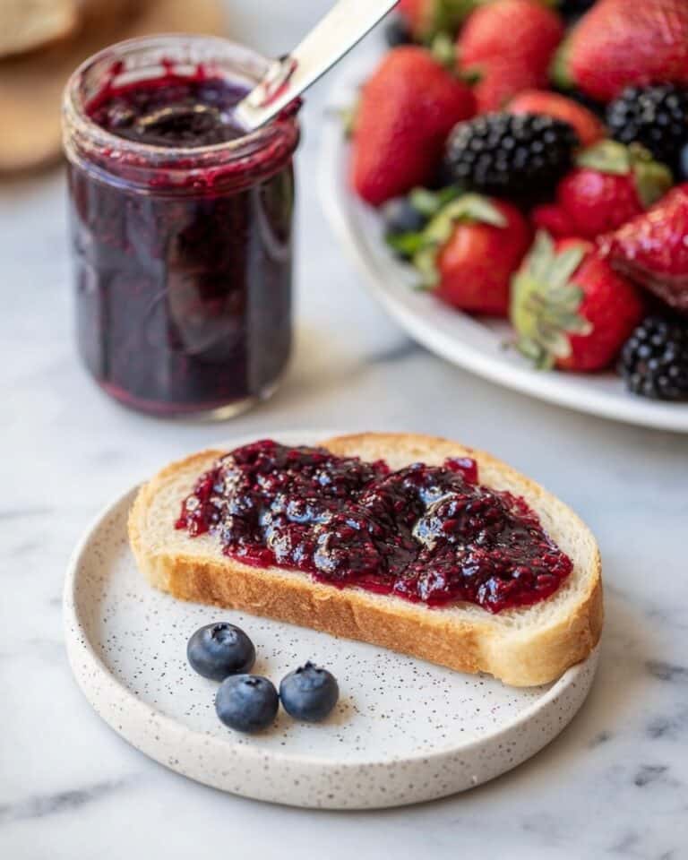 Healthy & Easy Chia Seed Jam with Fresh Berries Recipe