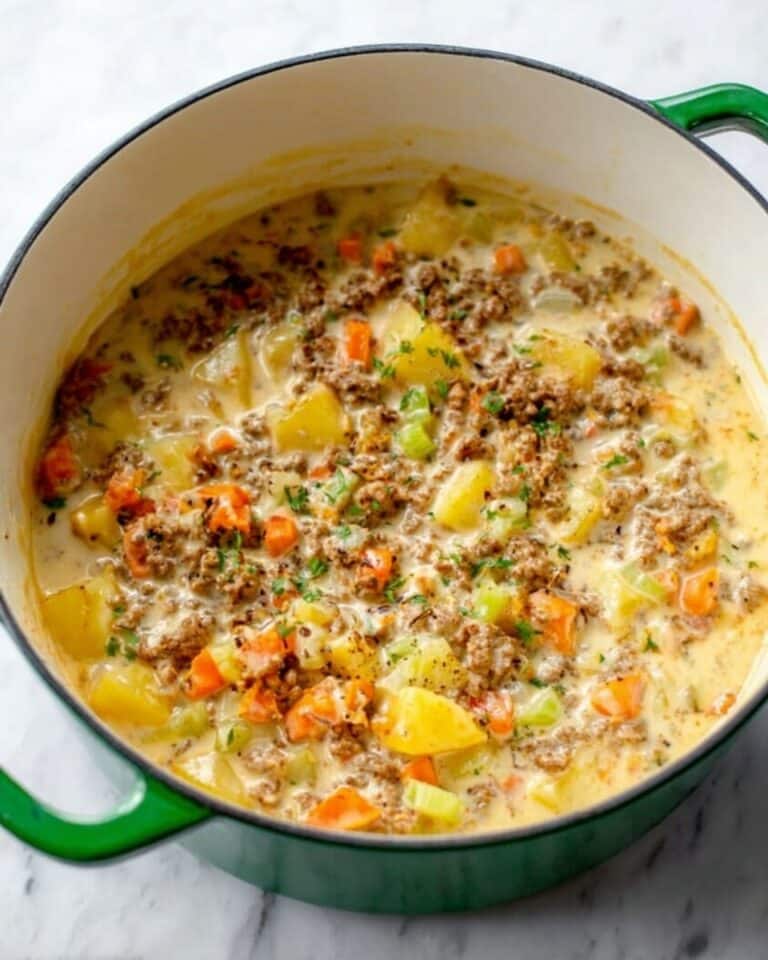 Cheeseburger Soup Recipe