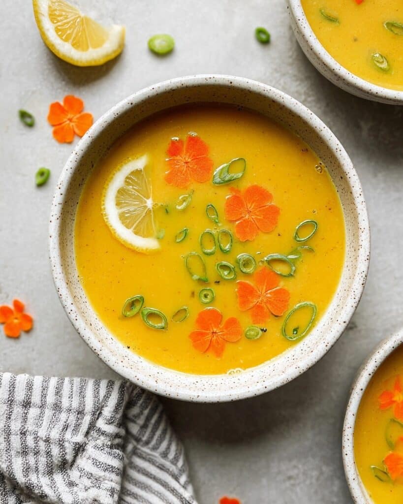 Carrot Ginger Zucchini Soup Recipe