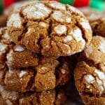 Gingerbread Crinkle Cookies Recipe