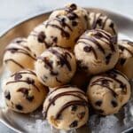 Frozen Greek Yogurt Peanut Butter Bites with Chocolate Chips Recipe