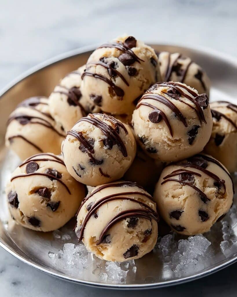 Frozen Greek Yogurt Peanut Butter Bites with Chocolate Chips Recipe