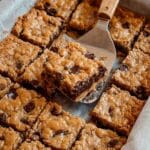 Sourdough Oatmeal Chocolate Chip Cookie Bars Recipe
