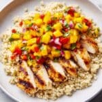 Chipotle Lime Grilled Chicken with Mango Salsa Recipe