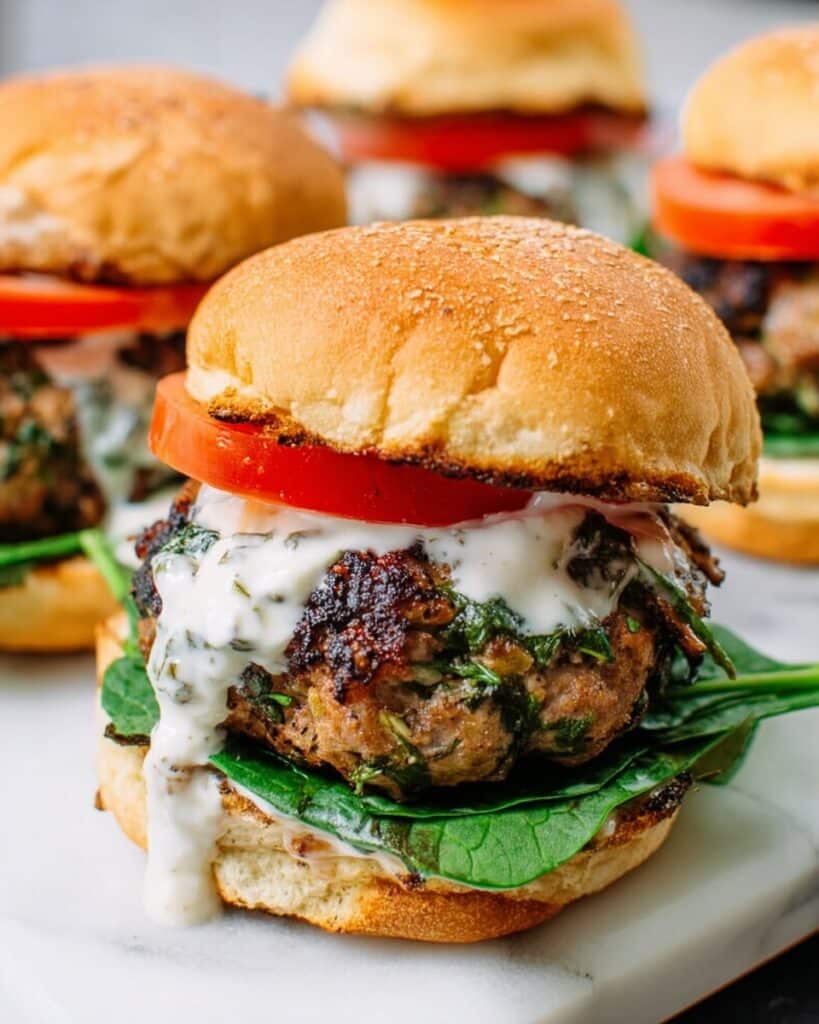 Greek Burgers Recipe