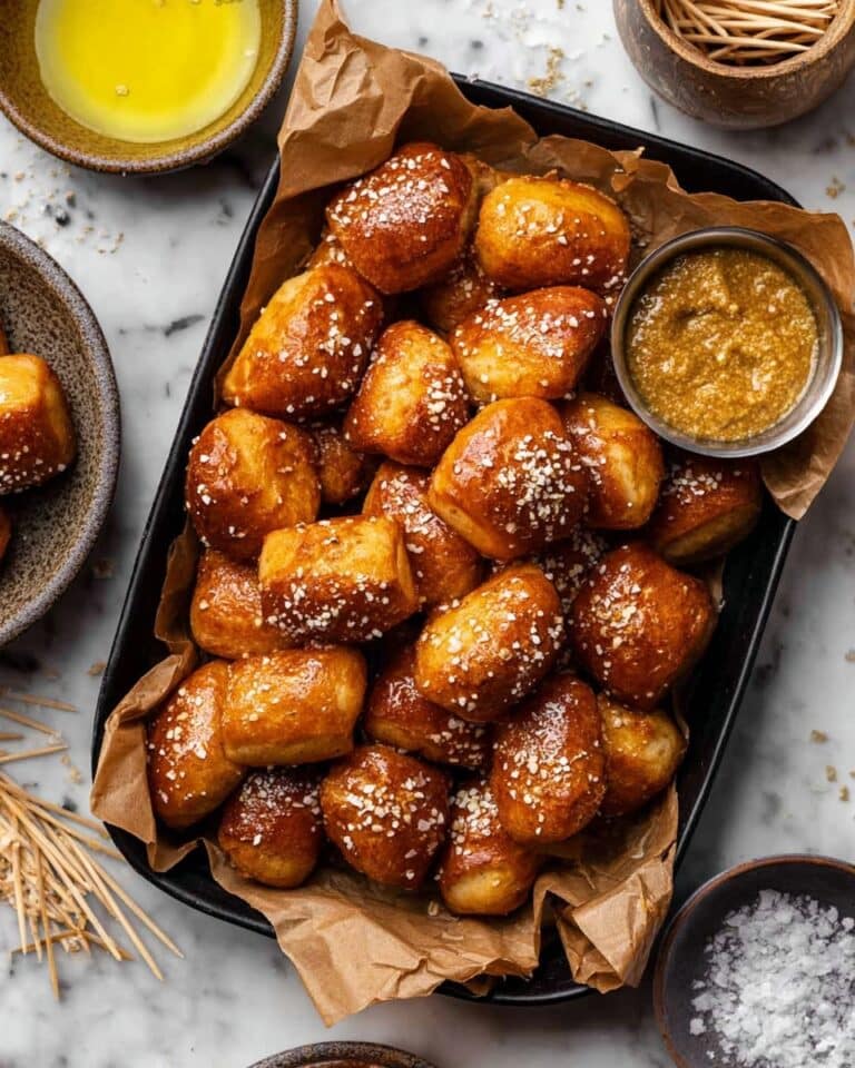 10 Minute Fluffy Air Fryer Pretzel Bites Recipe