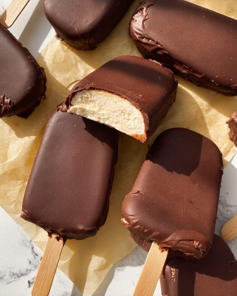 Chocolate Covered Banana Ice Cream Bars Recipe