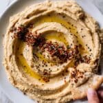 Miso Hummus with Shichimi Togarashi Spiced Pita Recipe