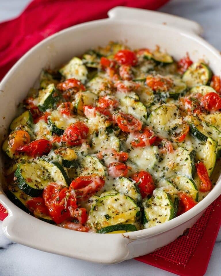 Baked Herb Tomato Zucchini Recipe
