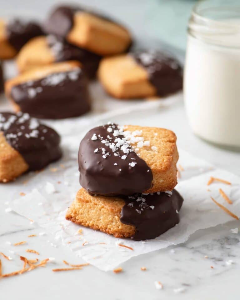 Coconut Flour Shortbread Cookies (No Eggs) Recipe