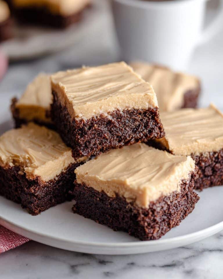 Frosted Coffee Brownies Recipe