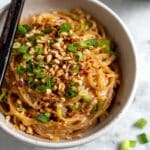 Spicy Peanut Butter Noodles Recipe