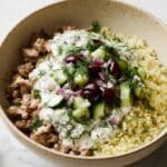 Healthy Greek Ground Chicken Bowls Recipe