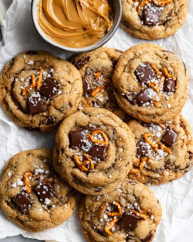 Peanut Butter Pretzel Cookies Recipe