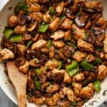 Garlic Mushroom Chicken Bites Recipe