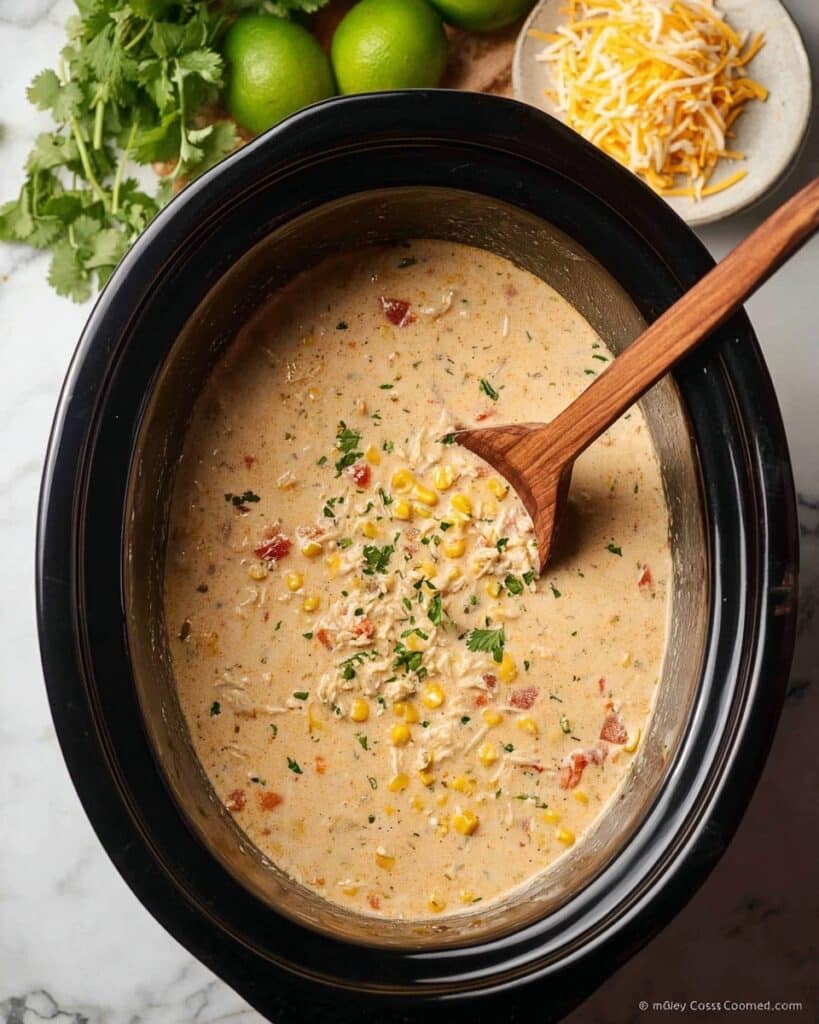 Slow Cooker Mexican Chicken Corn Chowder Recipe