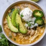Rich and Hearty Green Chicken Chili Soup (Dairy-Free) Recipe