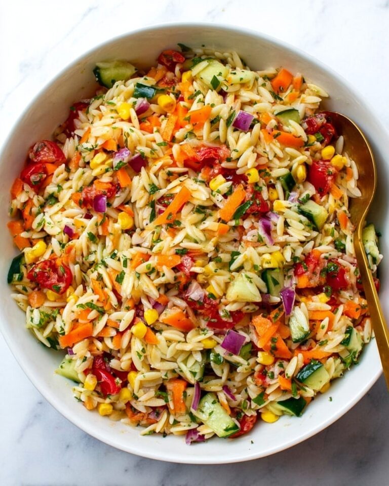 Summer Orzo Pasta Salad Recipe