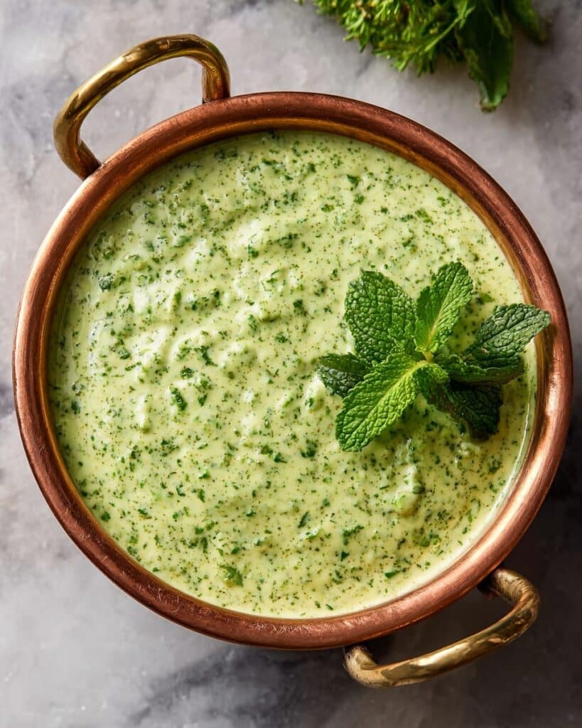 Cilantro Mint Chutney (Pudina Chutney) Recipe