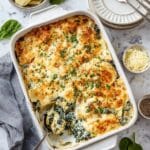 Creamy Spinach Artichoke Chicken Bake (with Greek Yogurt) Recipe