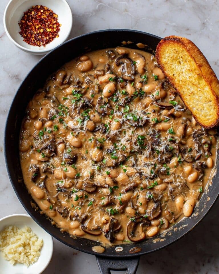One Pot White Bean Stroganoff (Gluten-Free and Nut-Free Options) Recipe