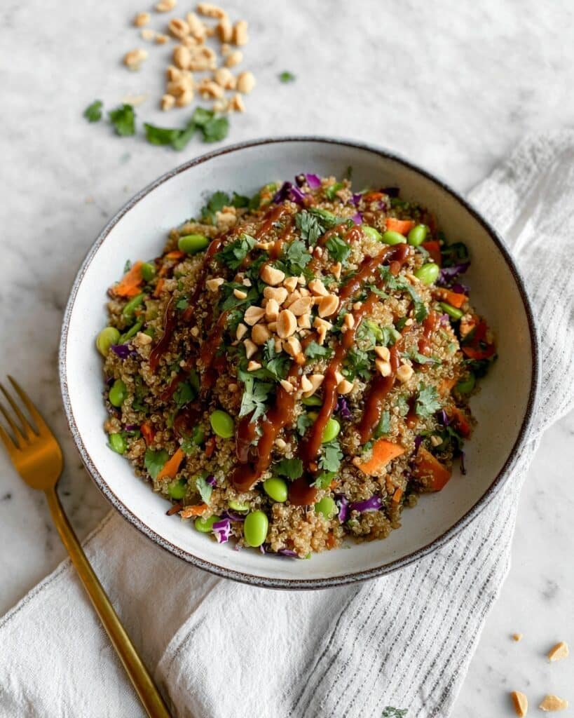 Vegan Thai Quinoa Salad Recipe