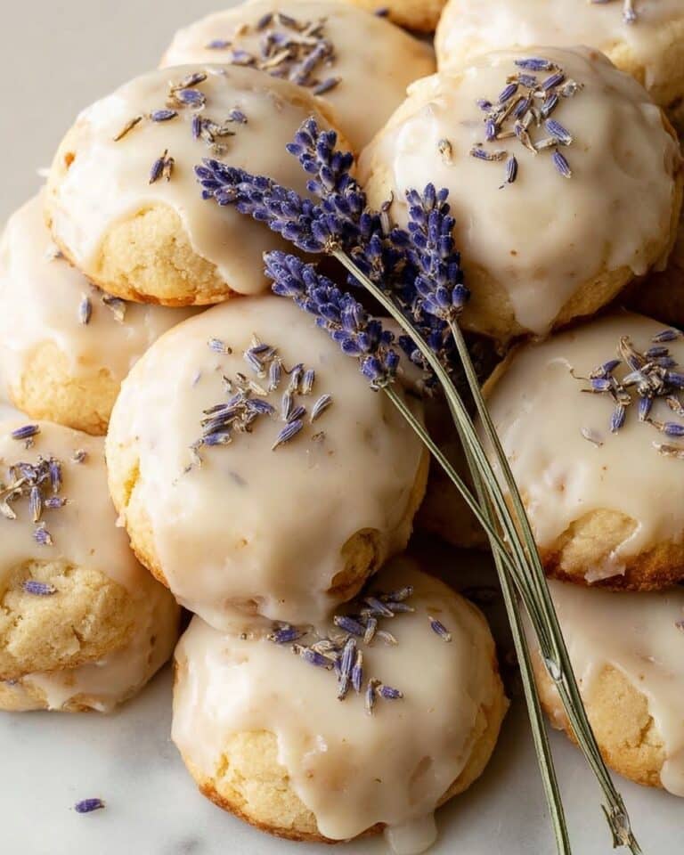 Lavender Lemon Cookies with Lemon Glaze Recipe