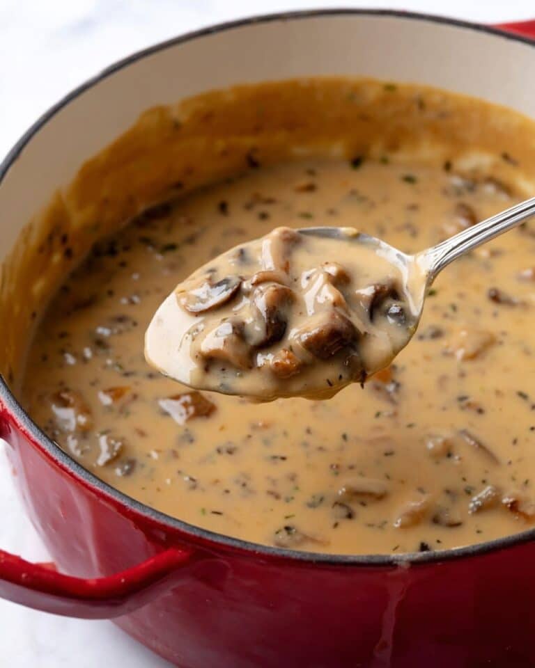 Vegan Cream of Mushroom Soup Recipe