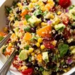 Chili Lime Quinoa Black Bean Salad (Vegan and Gluten Free) Recipe