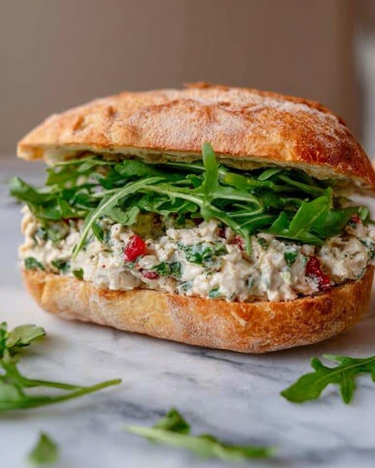 Spinach Artichoke White Bean Sandwich Recipe
