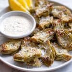 Air Fryer Crispy Artichoke Hearts with Garlic Aioli Recipe