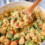 Garlic Chicken with Broccoli and Spinach (20 Minute Recipe) Recipe